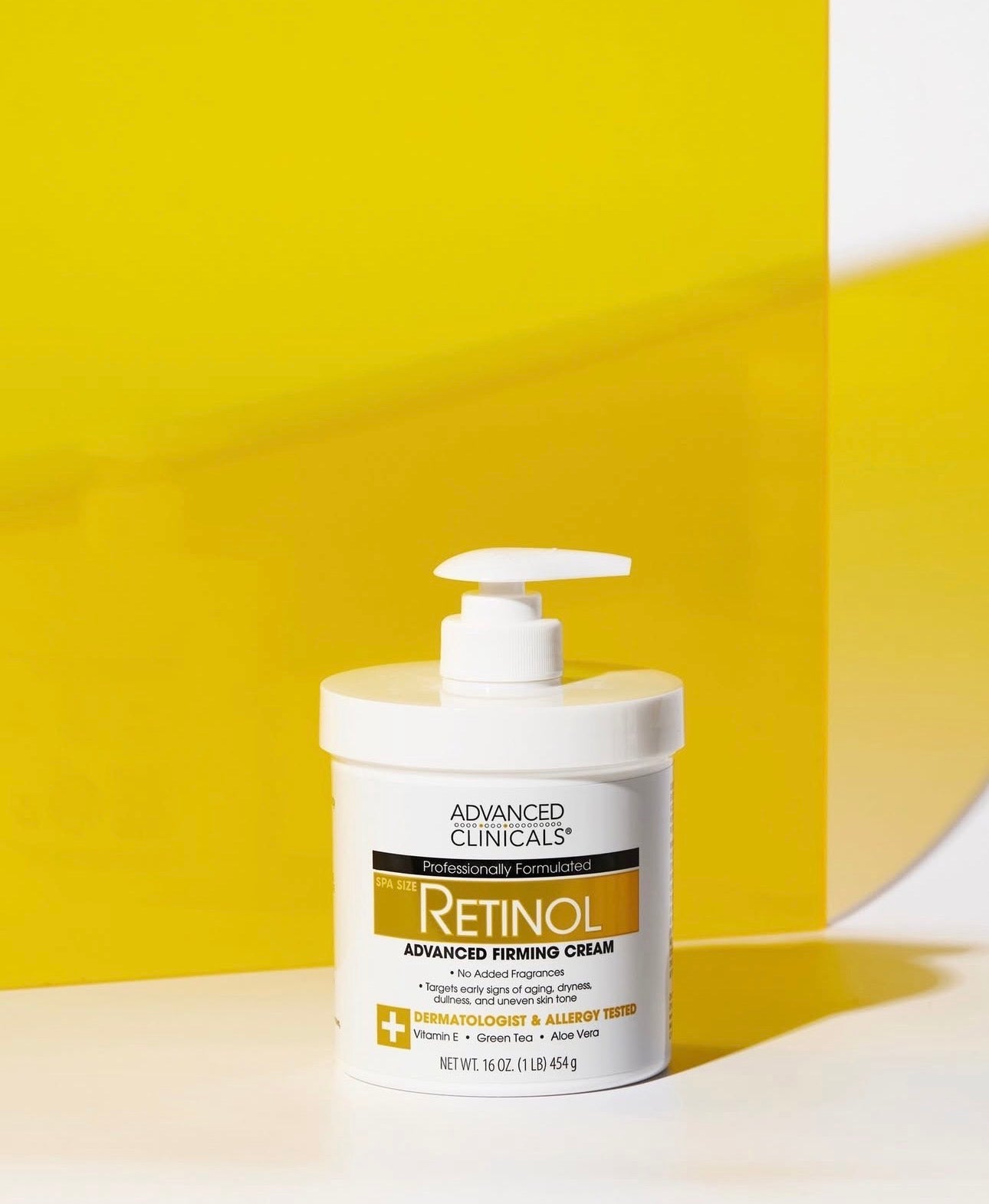 Advanced Clinicals Retinol Firming cream 454g