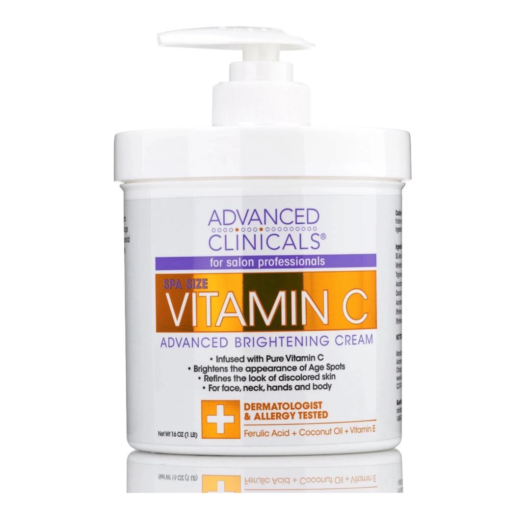Advanced Clinicals Vitamin C brightening Cream 454g