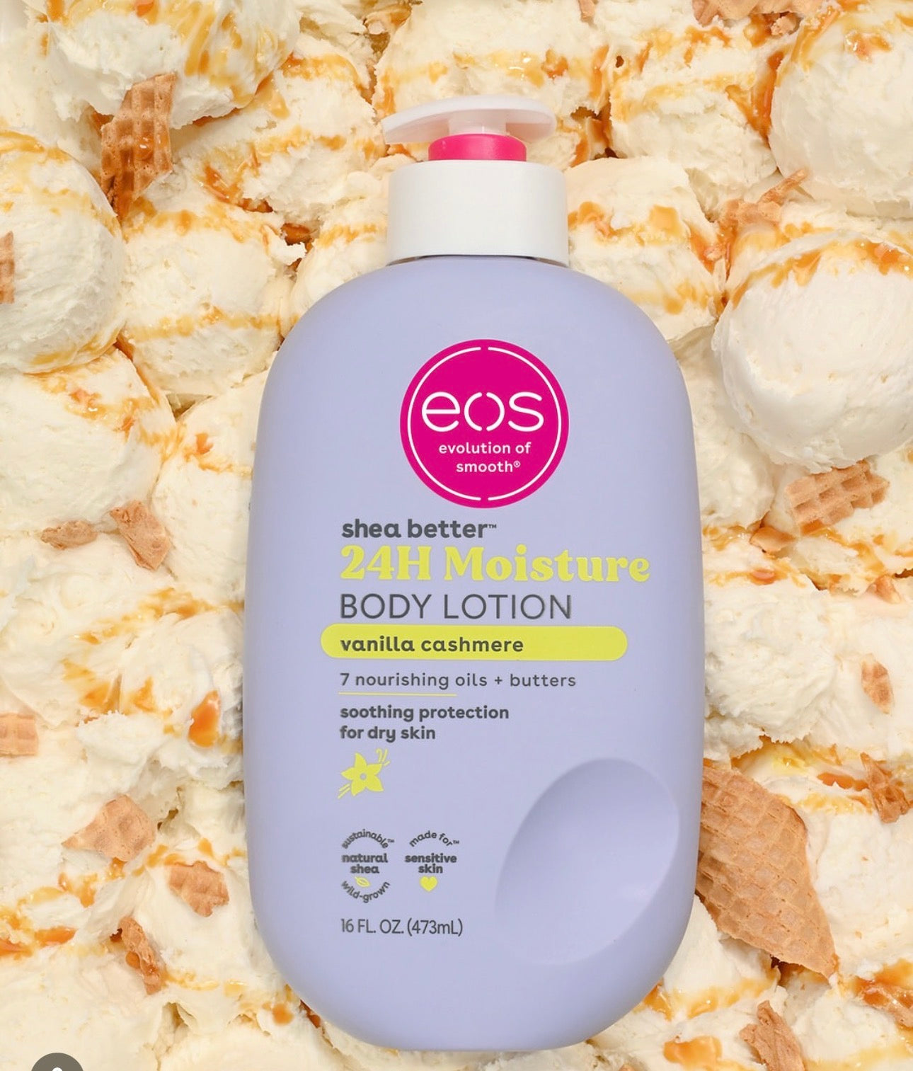 EOS Better 24H Moisture Body Lotion in Vanilla Cashmere 473ml