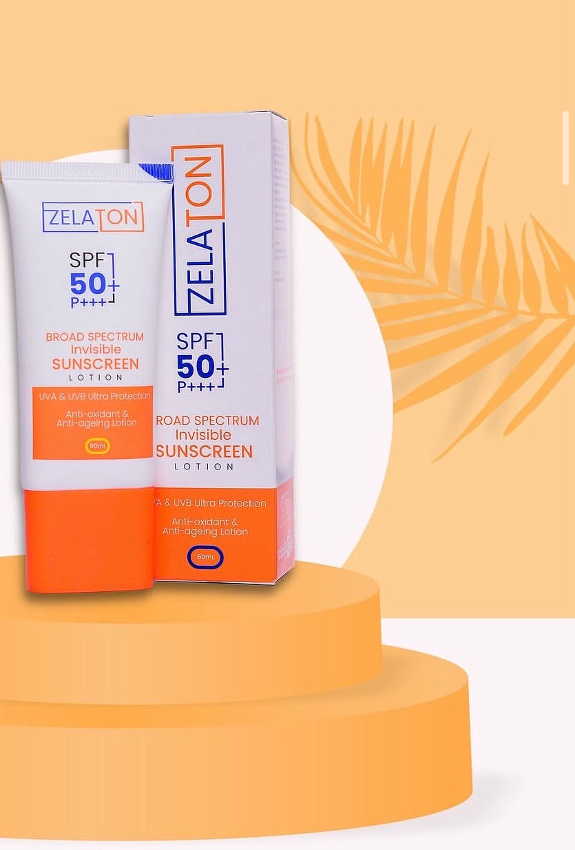 ZELATON SPF50 SUNSCREEN LOTION 60ml