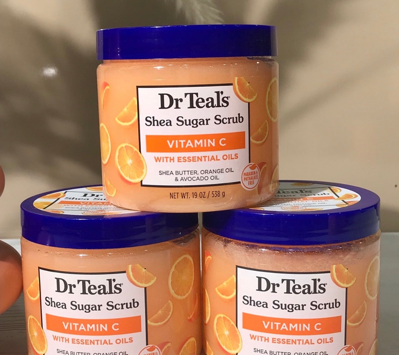 Dr Teal’s Shea sugar scrub Vitamin C 538g