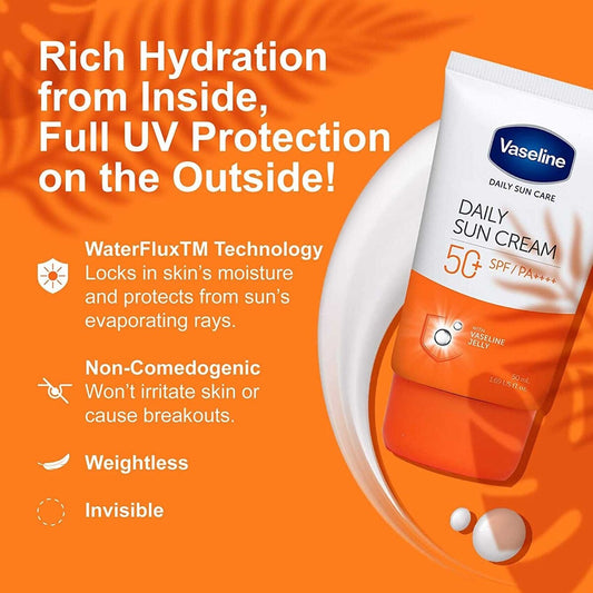 VASELINE DAILY SUNCREAM 50SPFF