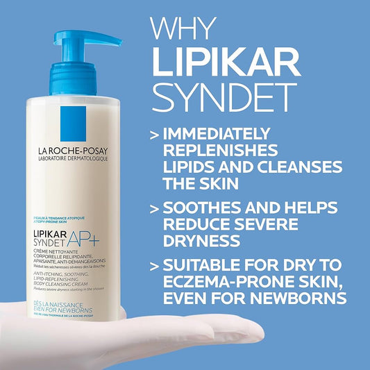 LAROCHE POSAY LIPIKAR SYNDET AP+ CREAME WASH 400ml