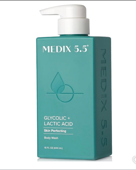 Medix 5.5 Glycolic + Lactic Acid  Body wash 444ml