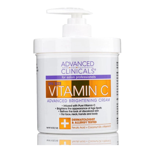 Advanced Clinicals Vitamin C brightening Cream 454g