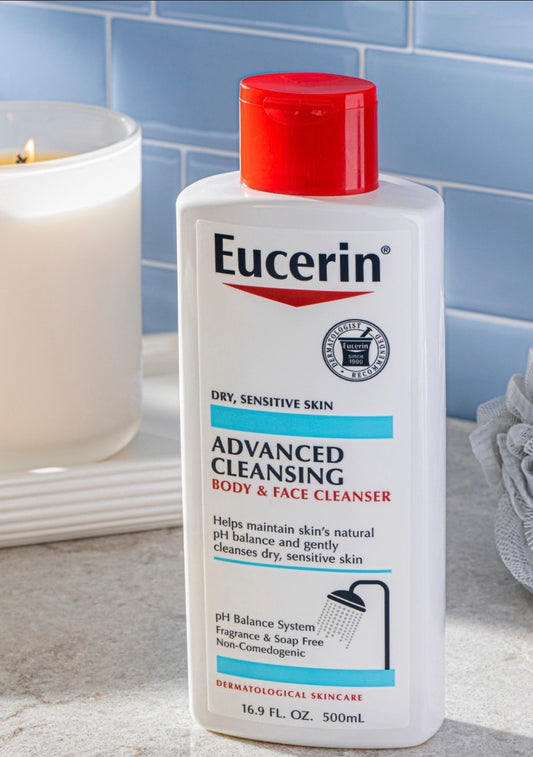 Eucerin Advanced cleansing Body and Face Cleanser 500ml