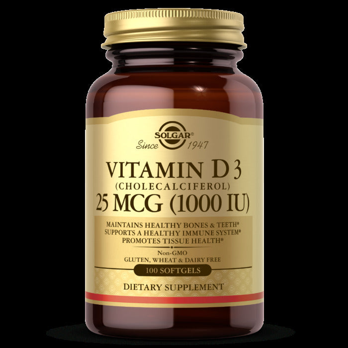 SOLGAR VITAMIN D3 CHOLECALCIFER0L