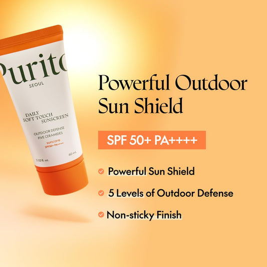 PURITO SEOUL SOFT TOUCH SUNSCREEN SPF 50 60ml