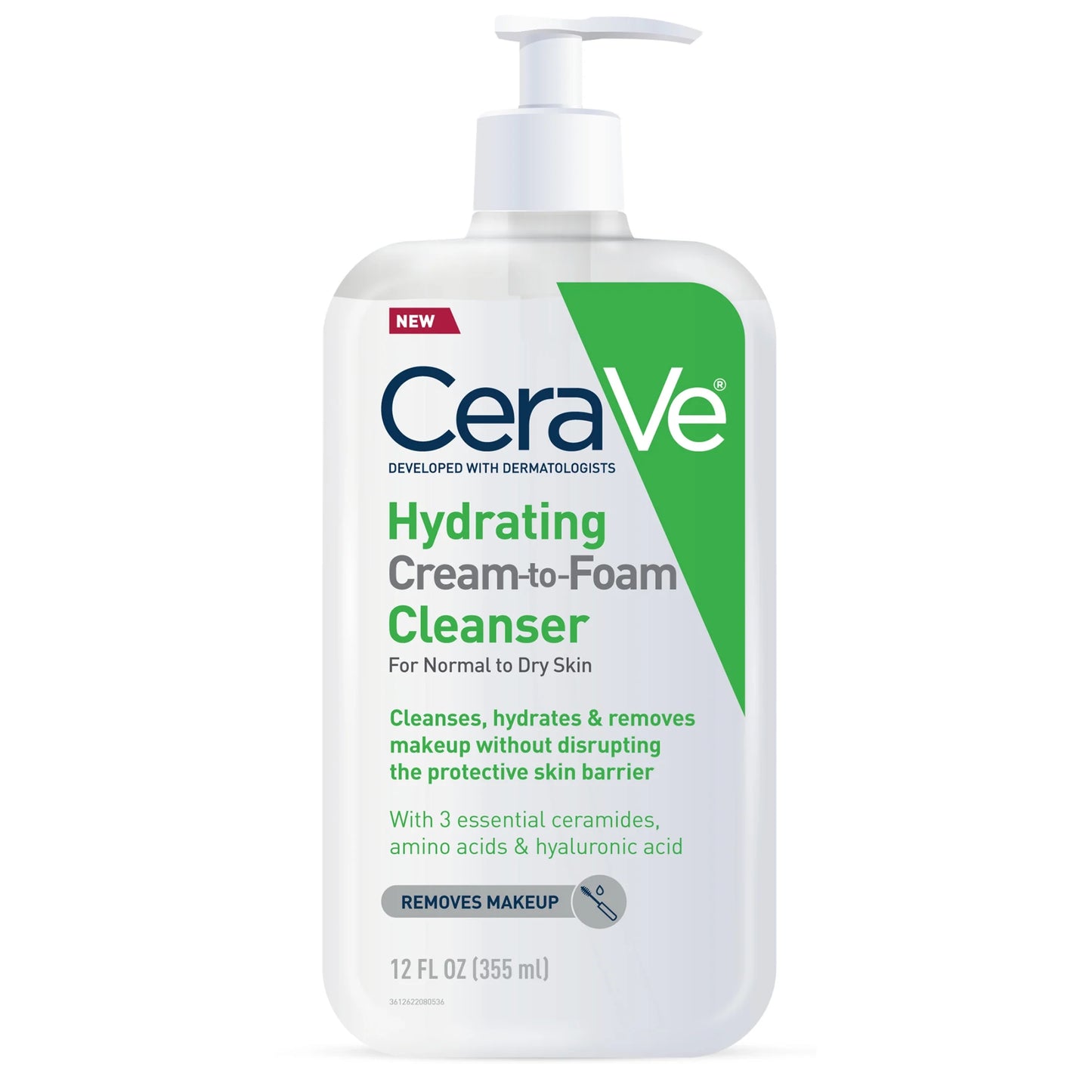 CERAVE HYDRATING CLEANSER CREAM TO FOAM 473ML