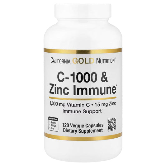 CARLIFORNIA GOLD NUTRITION C-100& ZINC IMMUNE